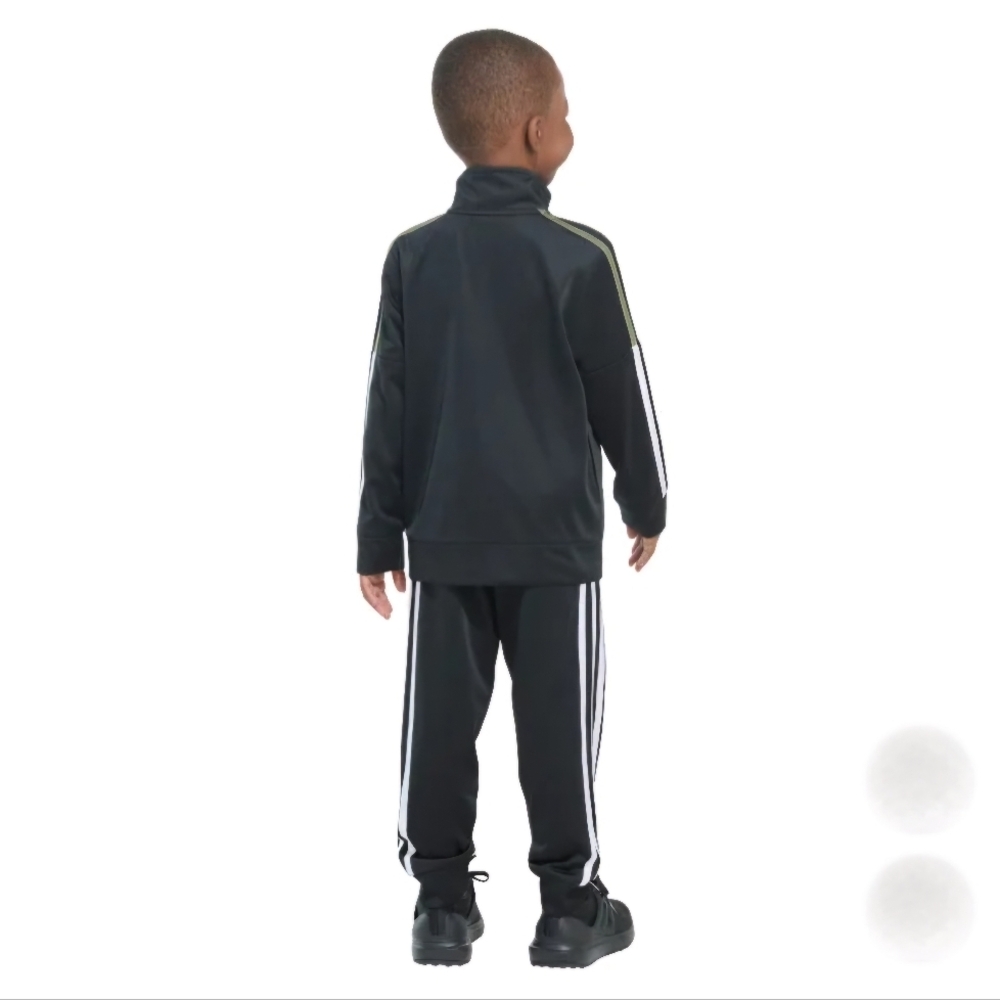 NWT adidas Kids' 2-piece Set Black Tracksuit Size 3T & 6 - Picture 5 of 5